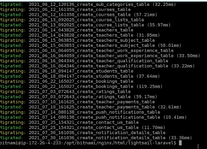 deploy laravel on aws